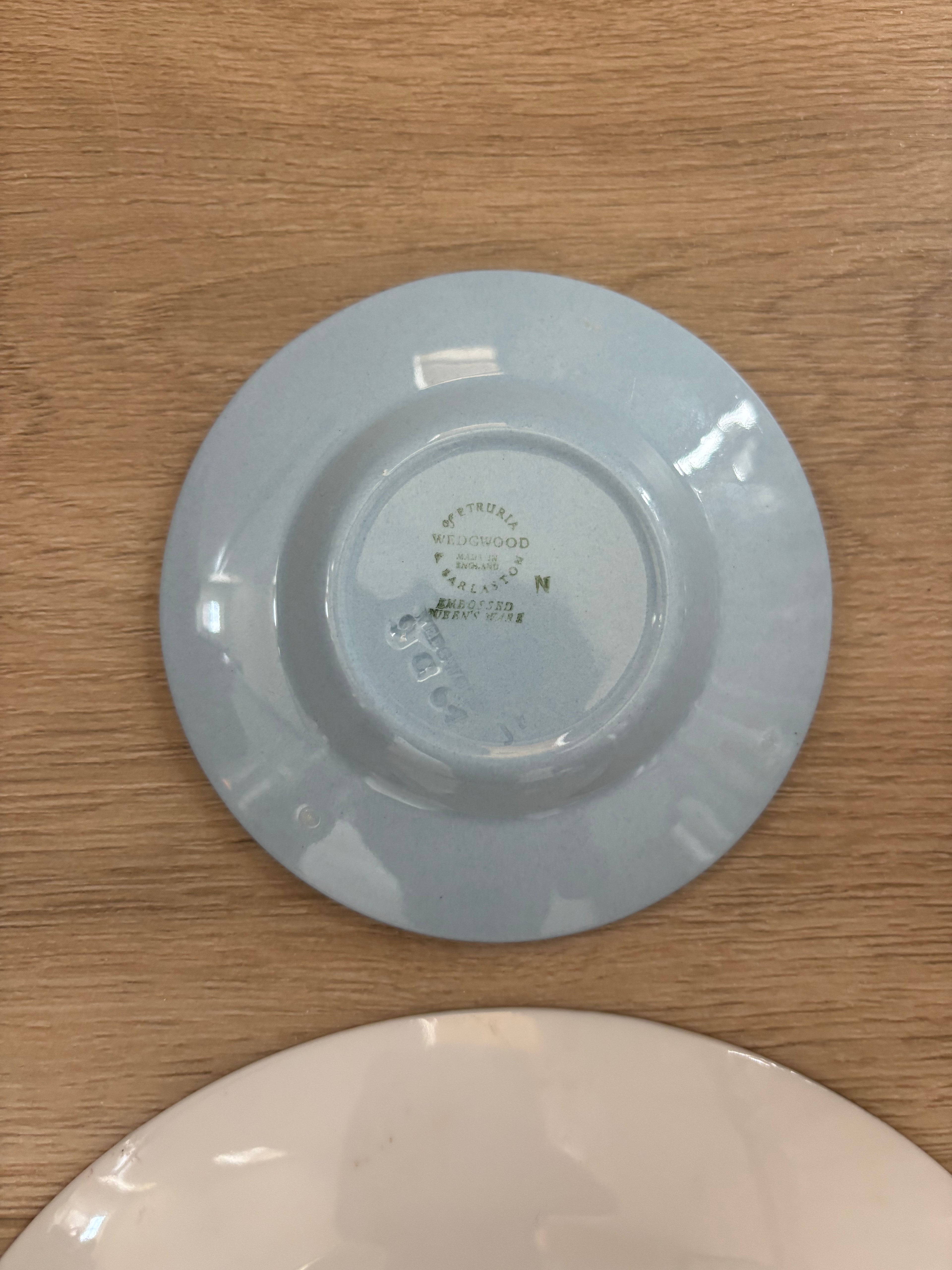 Instant Plate Wall Set- Mini Queensware with Rose Medallion